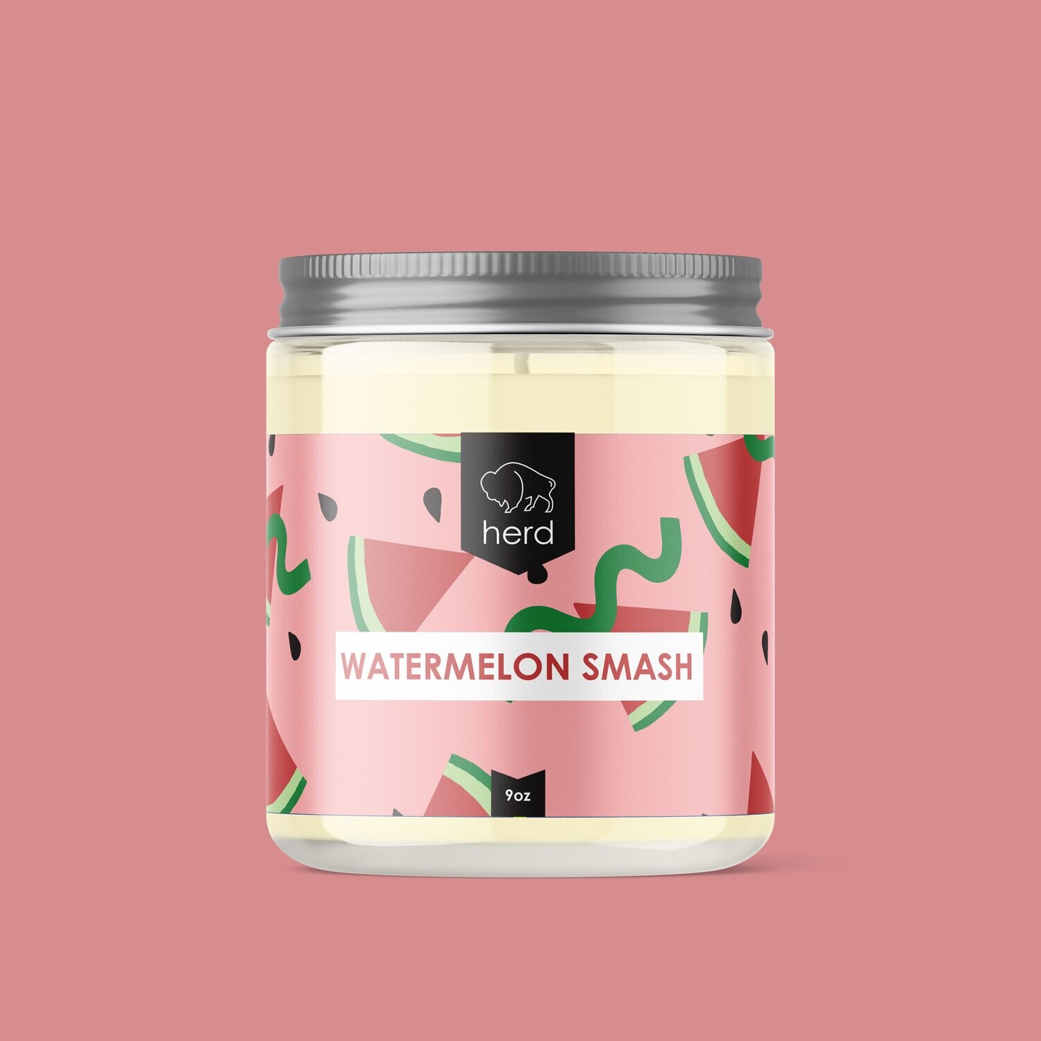 Candle - Watermelon Smash, Size: 9oz