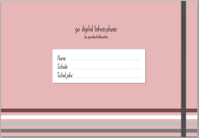 go digital Lehrerplaner 19/20 Deckblatt rosa go digital Lehrerplaner 19/20 Deckblatt rosa