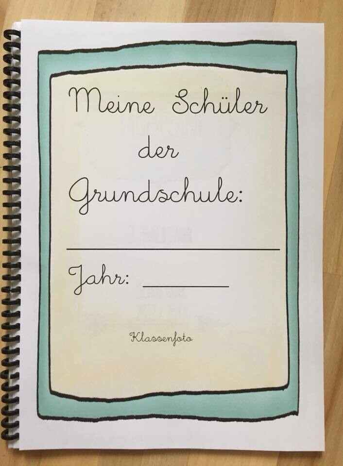 "Freundebuch" für Lehrer: Meine Schüler - Erinnerungsbuch