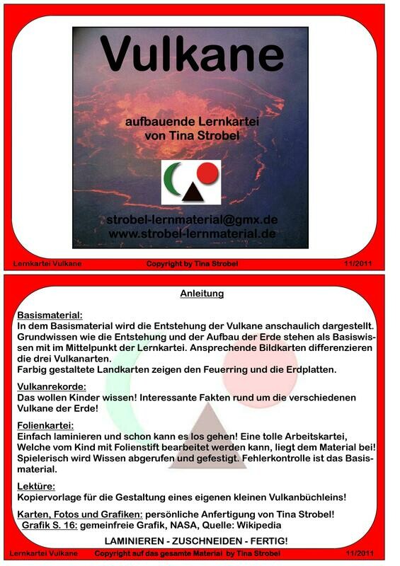Vulkane Lernkartei