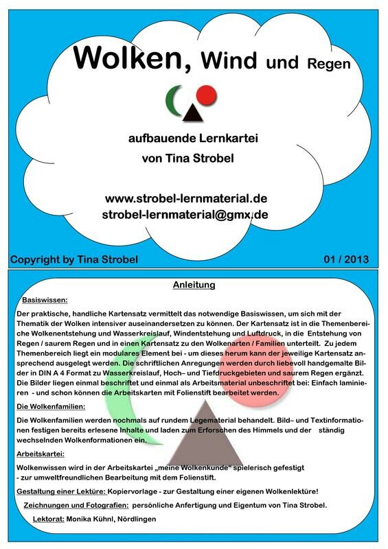 Wolken, Wind und Regen Lernkartei