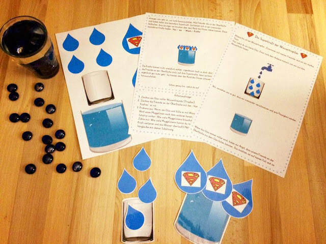 &quot;Die Superkraft der Wassertropfen&quot; Experiment