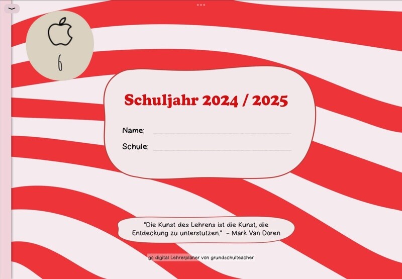go digital Lehrerplaner 24/25: wild vibes_Apple Kalender_6