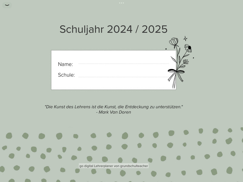 Sammelbestellung go digital Lehrerplaner 24 / 25 ab dem 2. Planer gespart