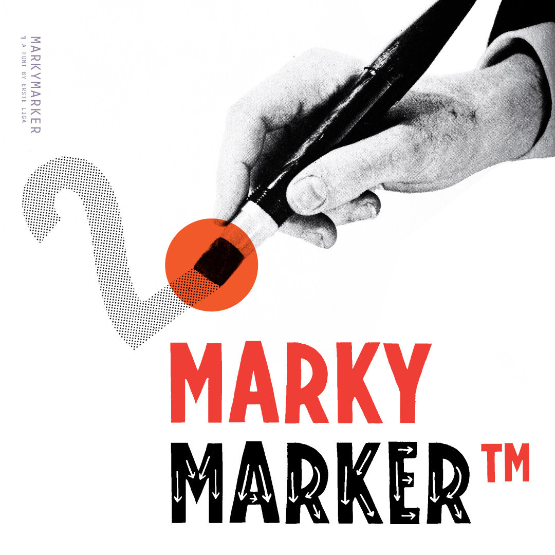 MarkyMarker Font