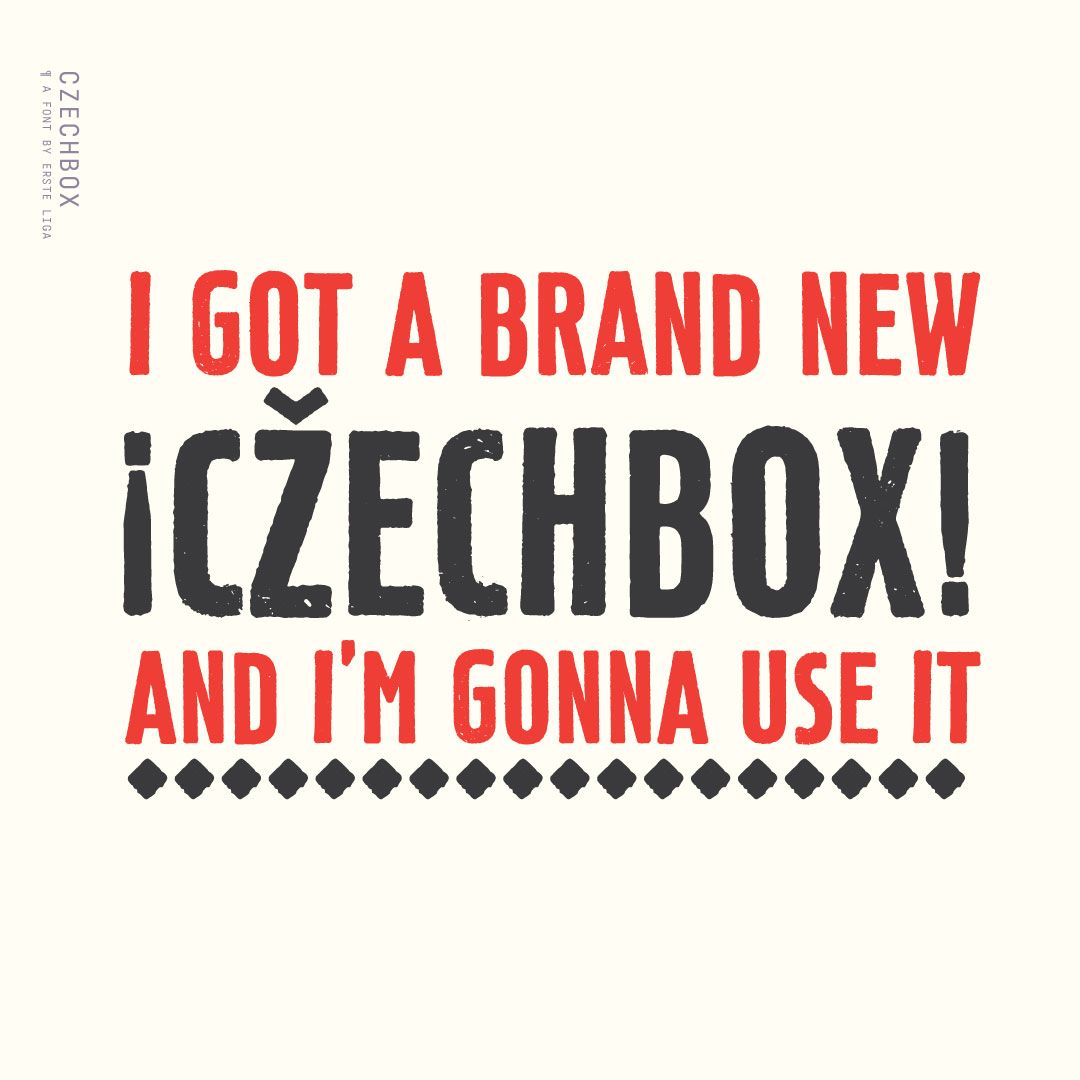 Czechbox Font