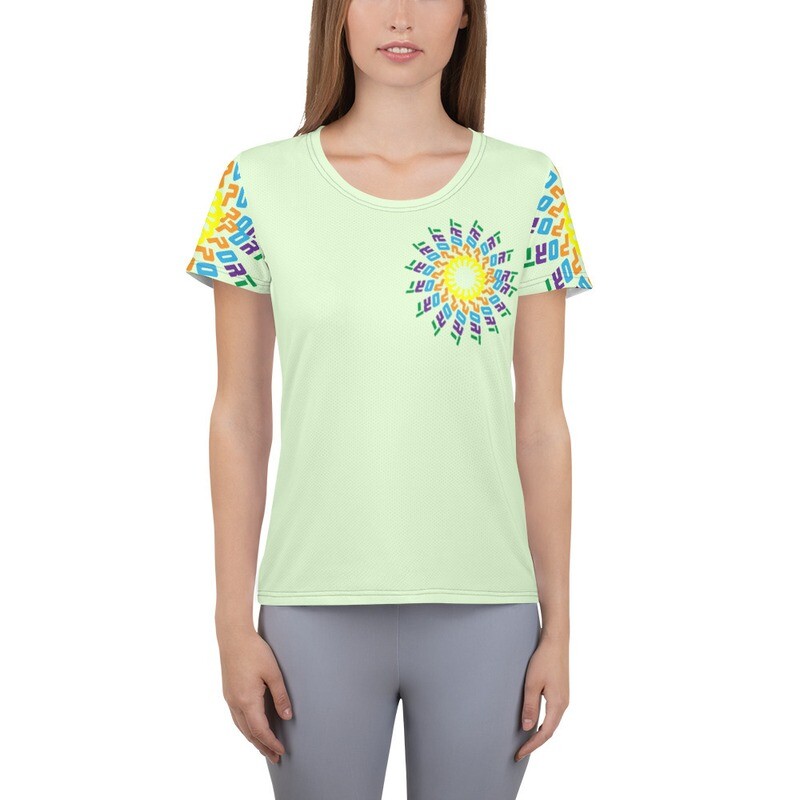 Sport Garden: All-Over Print Women&#39;s Athletic T-shirt