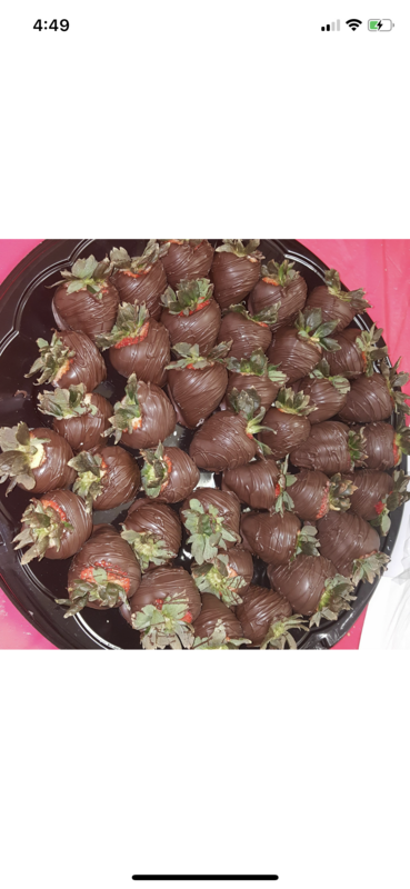 Chocolate Covered Strawberry Platter