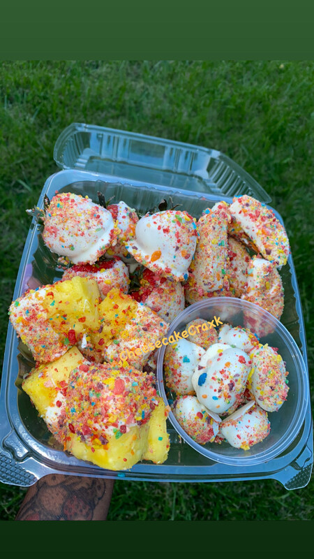 Chocolate Covered Fruity Tray