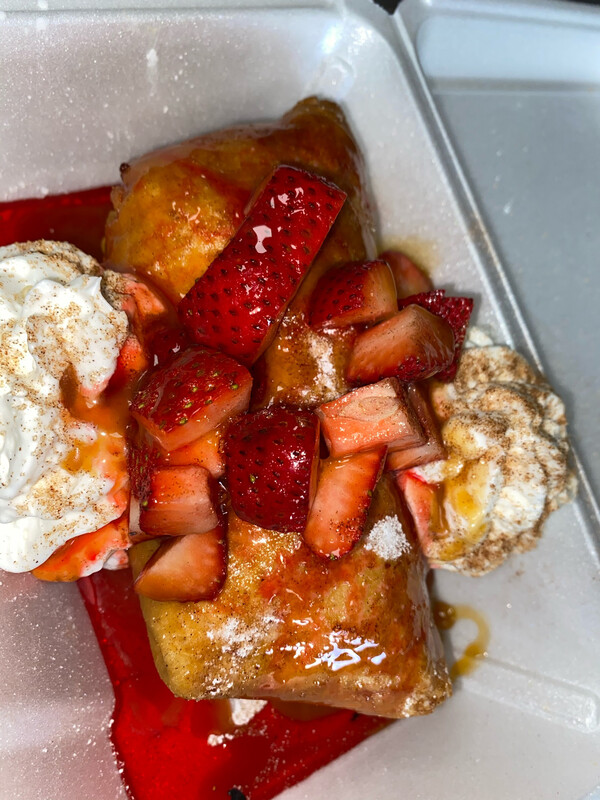 Deep Fried Cheesecake Wrap