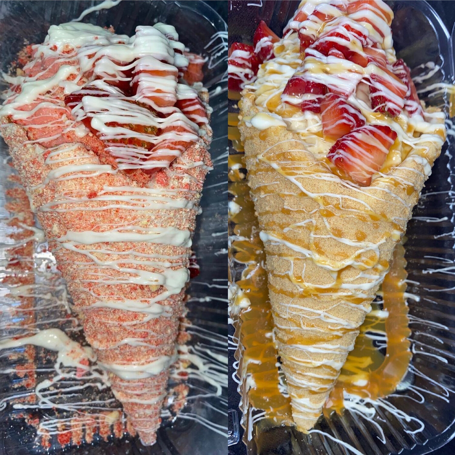 Stuffed Cheesecake Cones