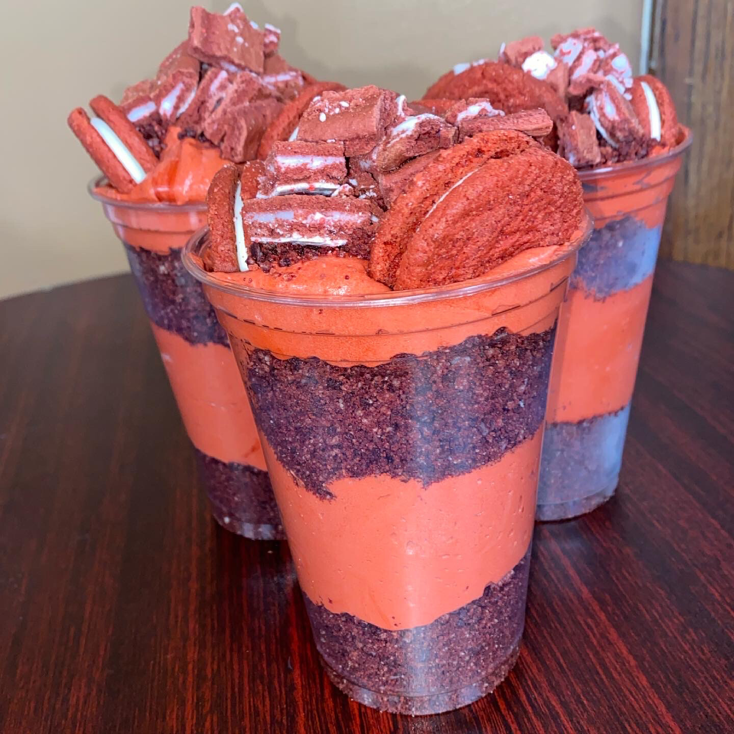 Red Velvet Cheesecake Cup