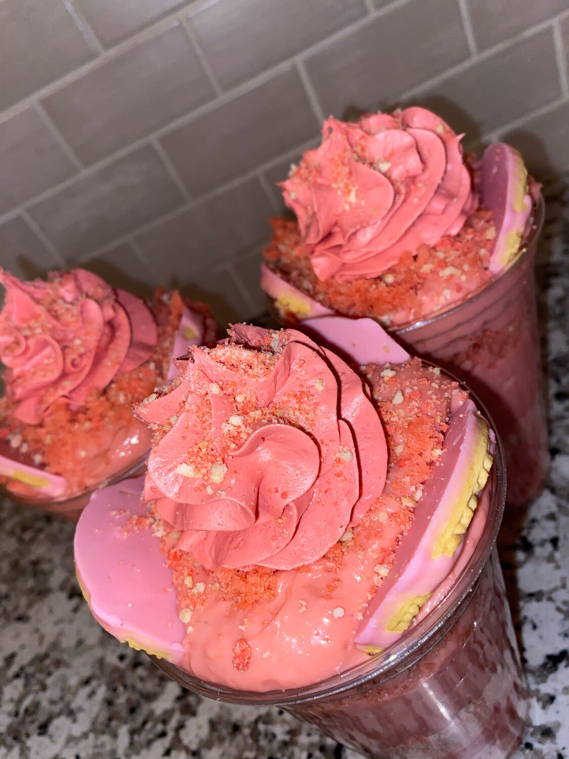 Strawberry Shortcake Cheesecake cake