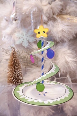 Create a Cute Spiral Christmas Tree!
