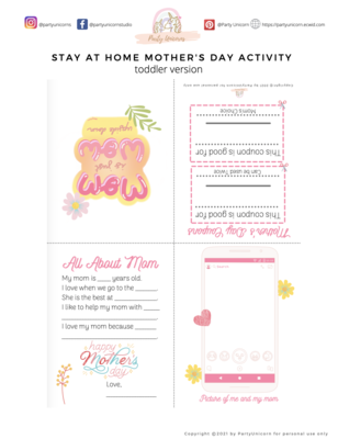 Mother&#39;s Day Activity - Toddler Version