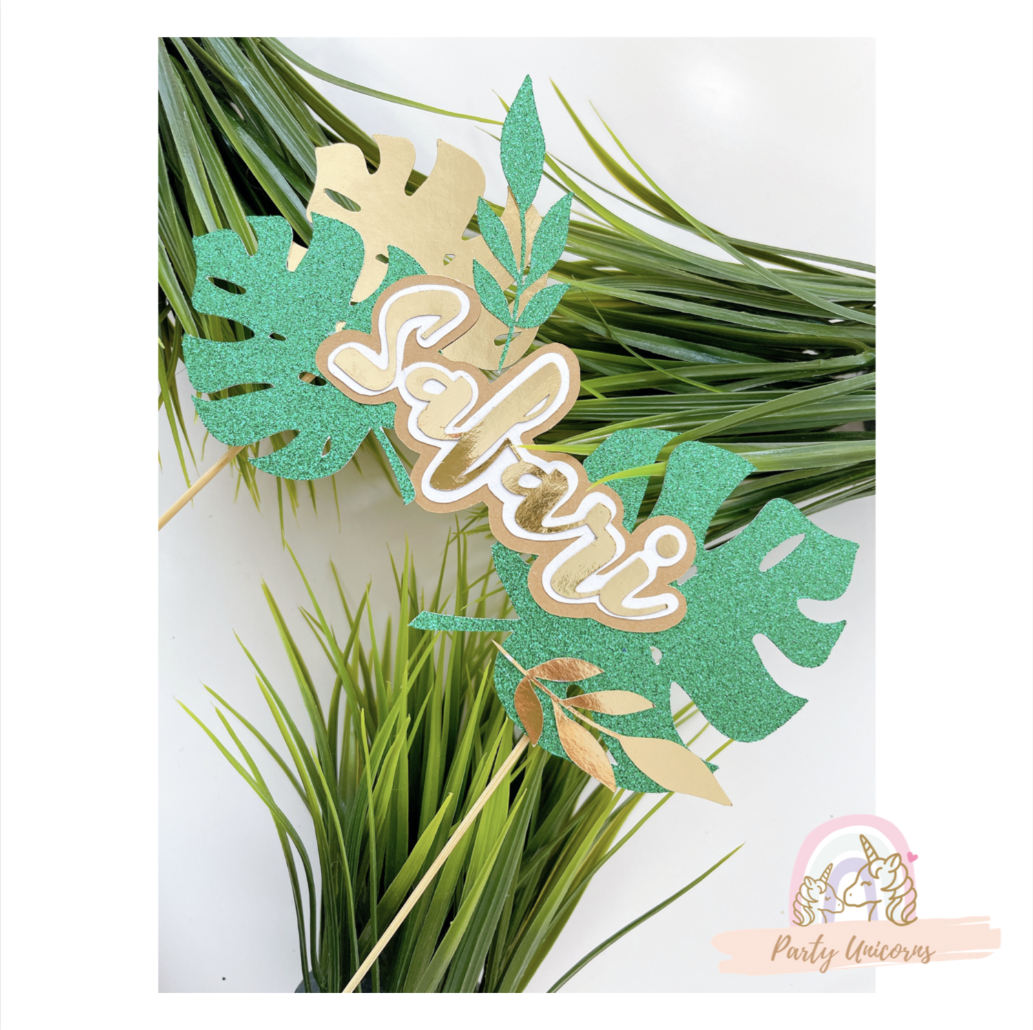 Wild Jungle + Safari Custom Cake Topper