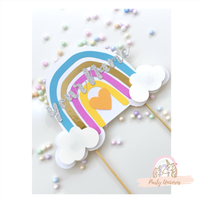 Rainbow Magic Custom Cake Topper