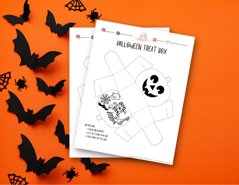 DIY Halloween Treat Box