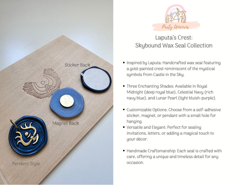 Laputa’s Crest: Skybound Wax Seal Collection