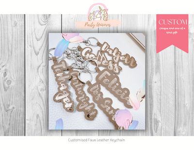 LuxeLeather Custom Keychains LuxeLeather Custom Keychains
