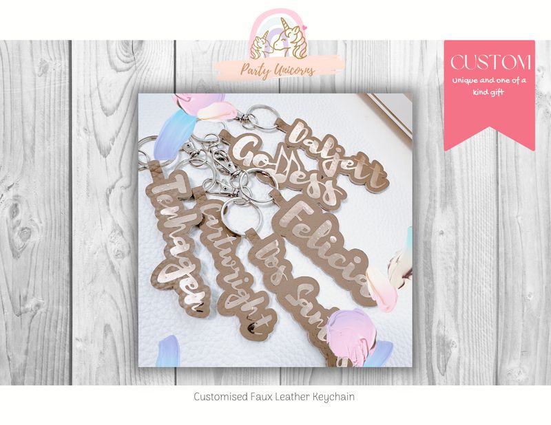 LuxeLeather Custom Keychains LuxeLeather Custom Keychains