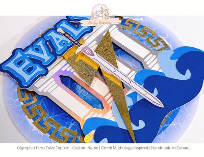 Olympian Hero Cake Topper – Bring Mythic Energy to the Celebration! ⚡🌊 Olympian Hero Cake Topper – Bring Mythic Energy to the Celebration! ⚡🌊