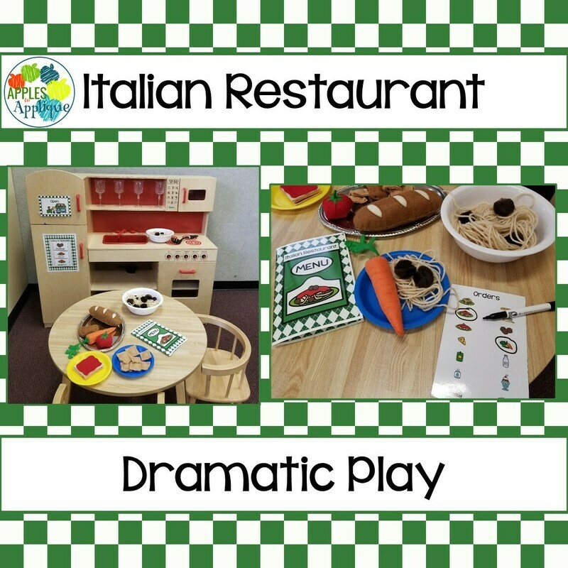 Italian Restaurant Dramatic Play Center