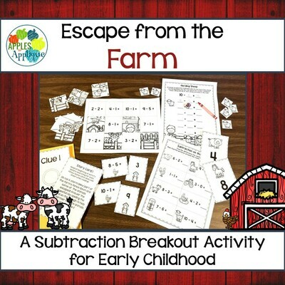 Escape from the Farm! A Subtraction Breakout Activity