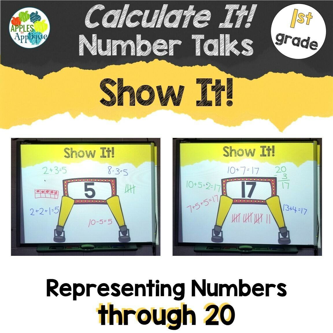 Show It! A Calculate It! Number Talk for 1st Grade