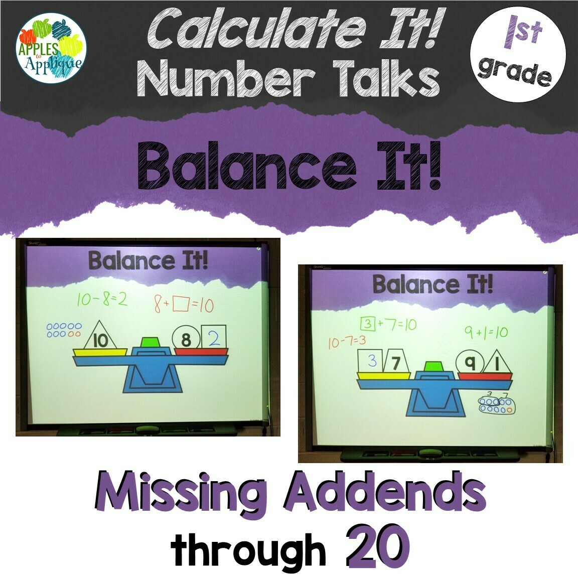 Balance It! A Calculate It! Number Talk for 1st Grade