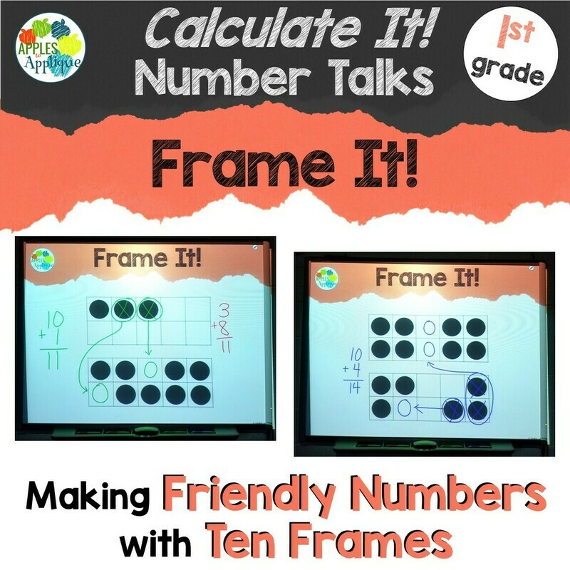Frame It! A Calculate It! Number Talk for 1st Grade