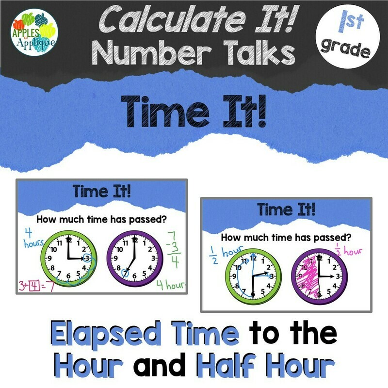 Time It! A Calculate It! Number Talk for 1st Grade