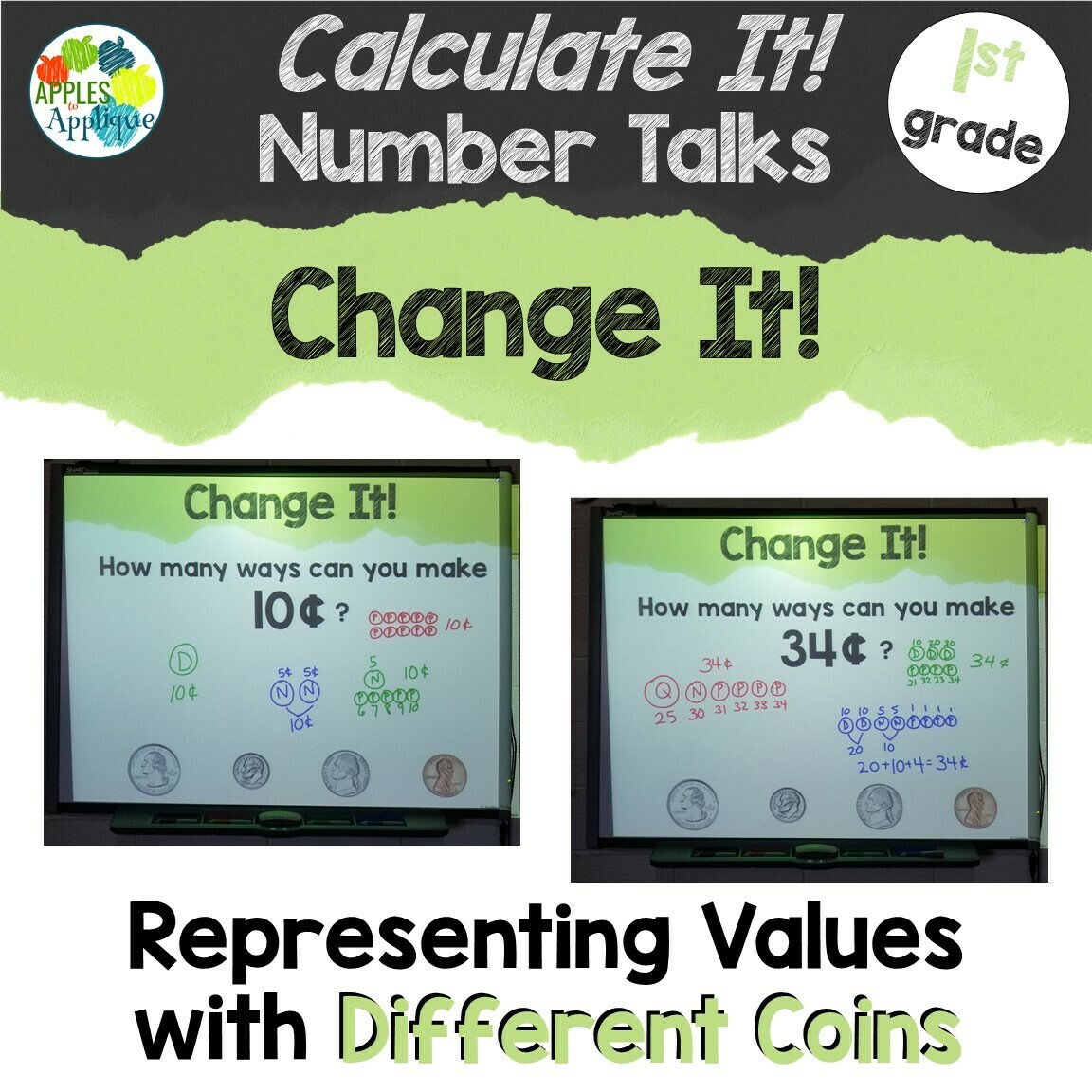 Change It! A Calculate It! Number Talk for 1st Grade