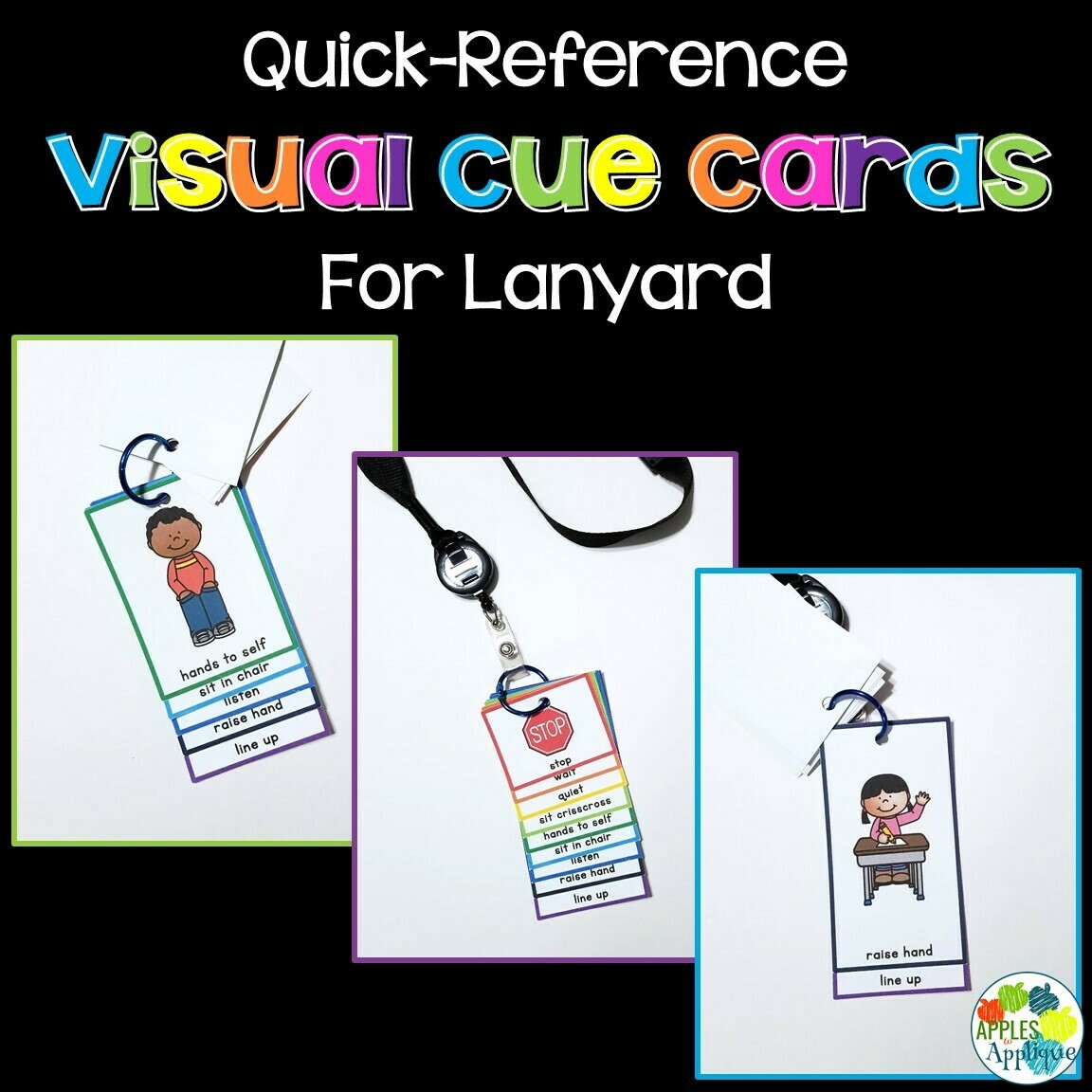 Visual Cue Cards: Quick Reference for Lanyard