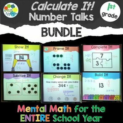 Calculate It! Number Talks Year-Long BUNDLE