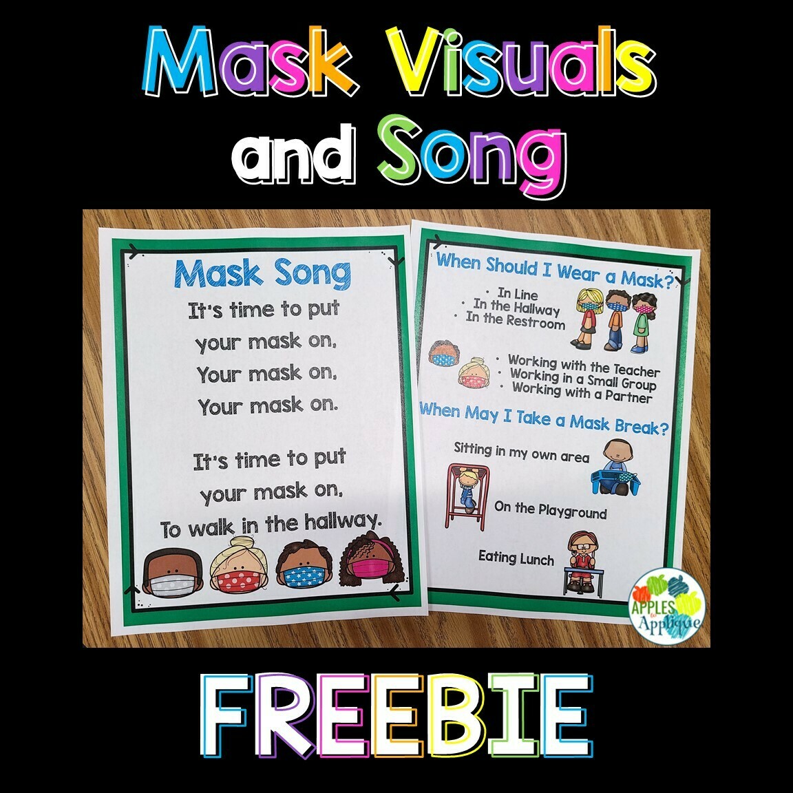 Mask Visuals and Song FREEBIE