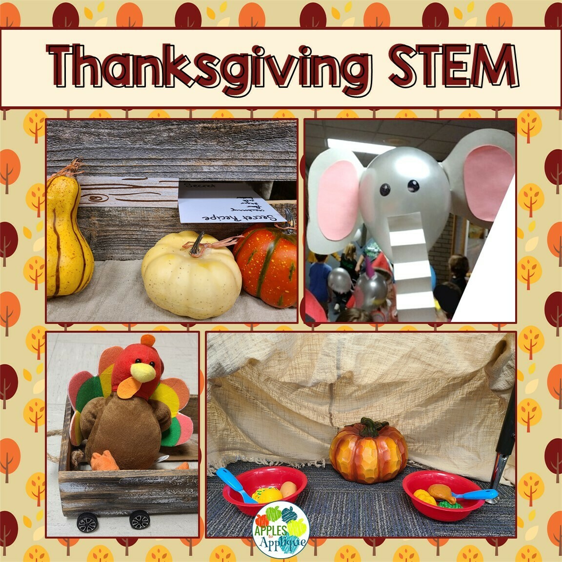 Thanksgiving Storybook STEM - 4 Challenges