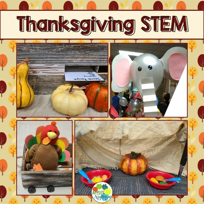 Thanksgiving Storybook STEM - 4 Challenges