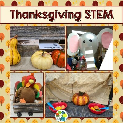 Thanksgiving Storybook STEM - 4 Challenges