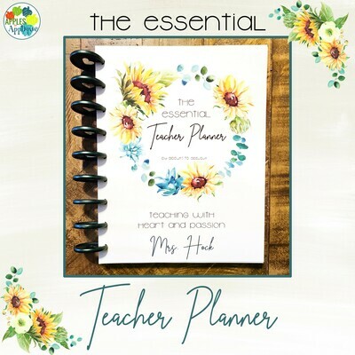 The Essential Teacher Planner - Sunflower