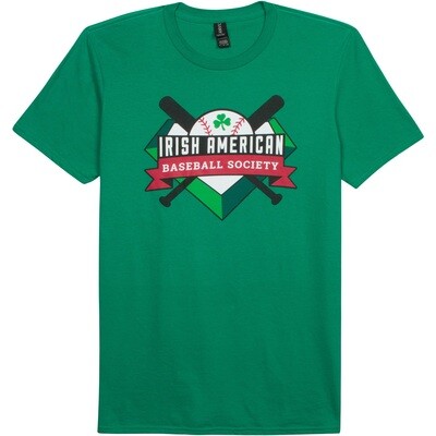 Irish American Baseball Society Kelly Green T-shirt Irish American Baseball Society Kelly Green T-shirt