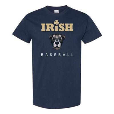 Irish Wolfhounds Gold Lettering T-shirt
