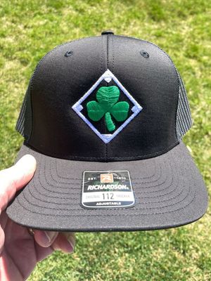 Black Irish Baseball Adjustable Trucker Cap