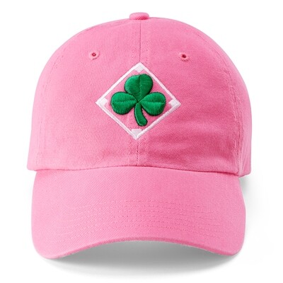 Pink Adjustable Shamrock Baseball Cap Pink Adjustable Shamrock Baseball Cap