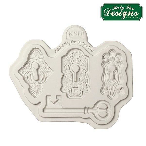 Katy Sue Silicone Mould -LOCKS and KEYS - Καλούπι Σιλικόνης Κλειδαριές και Κλειδιά