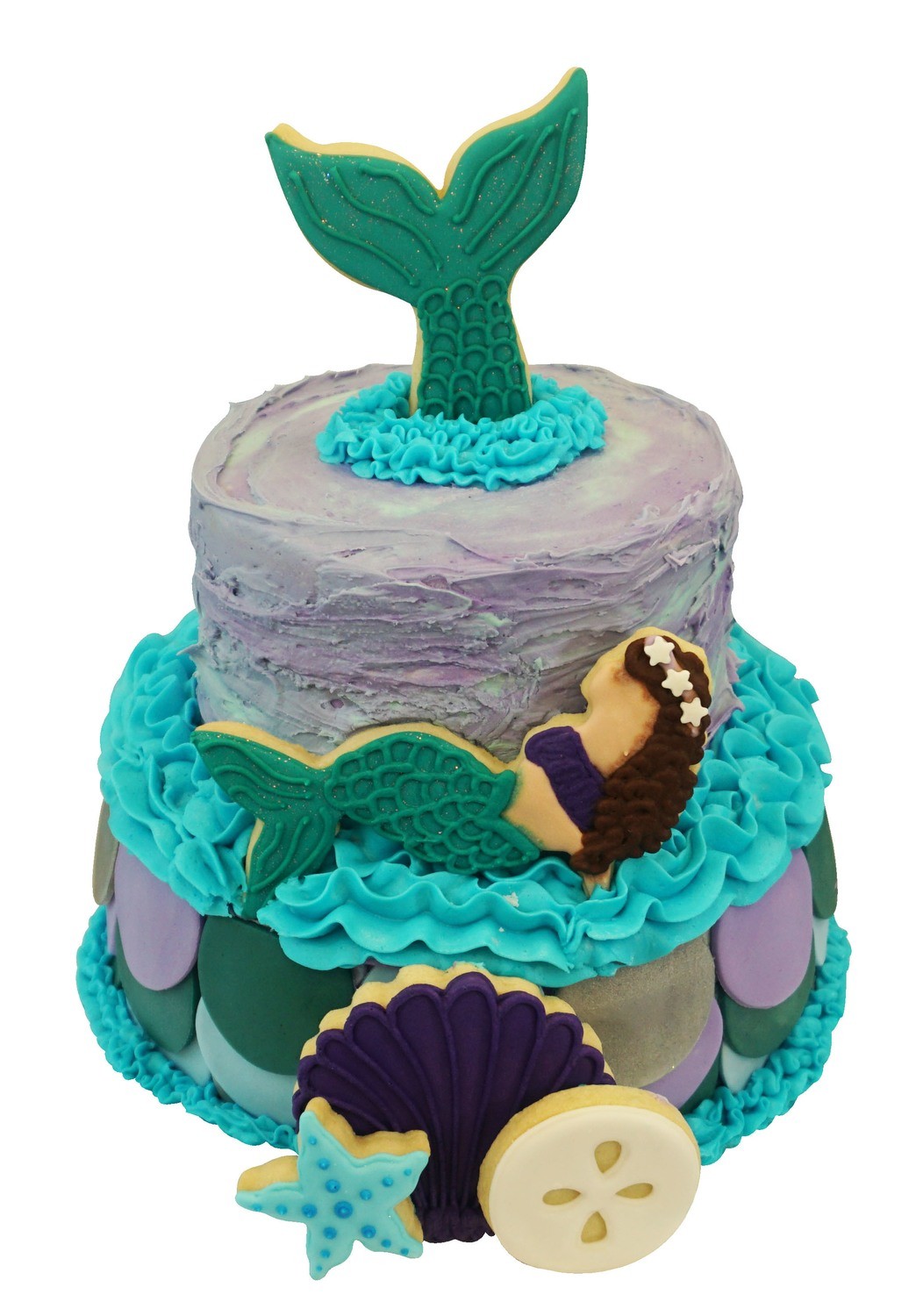 SALE!!! By AH Set of 5 Cutters -MERMAID CAKE DECORATING KIT - Σετ 5 τεμ κουπ πατ Γοργόνα