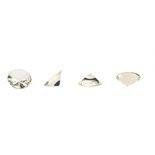 Funcakes Jelly DIAMOND Studs -CLEAR - Βρώσιμα Διάφανα Διαμαντάκια 20 τεμ