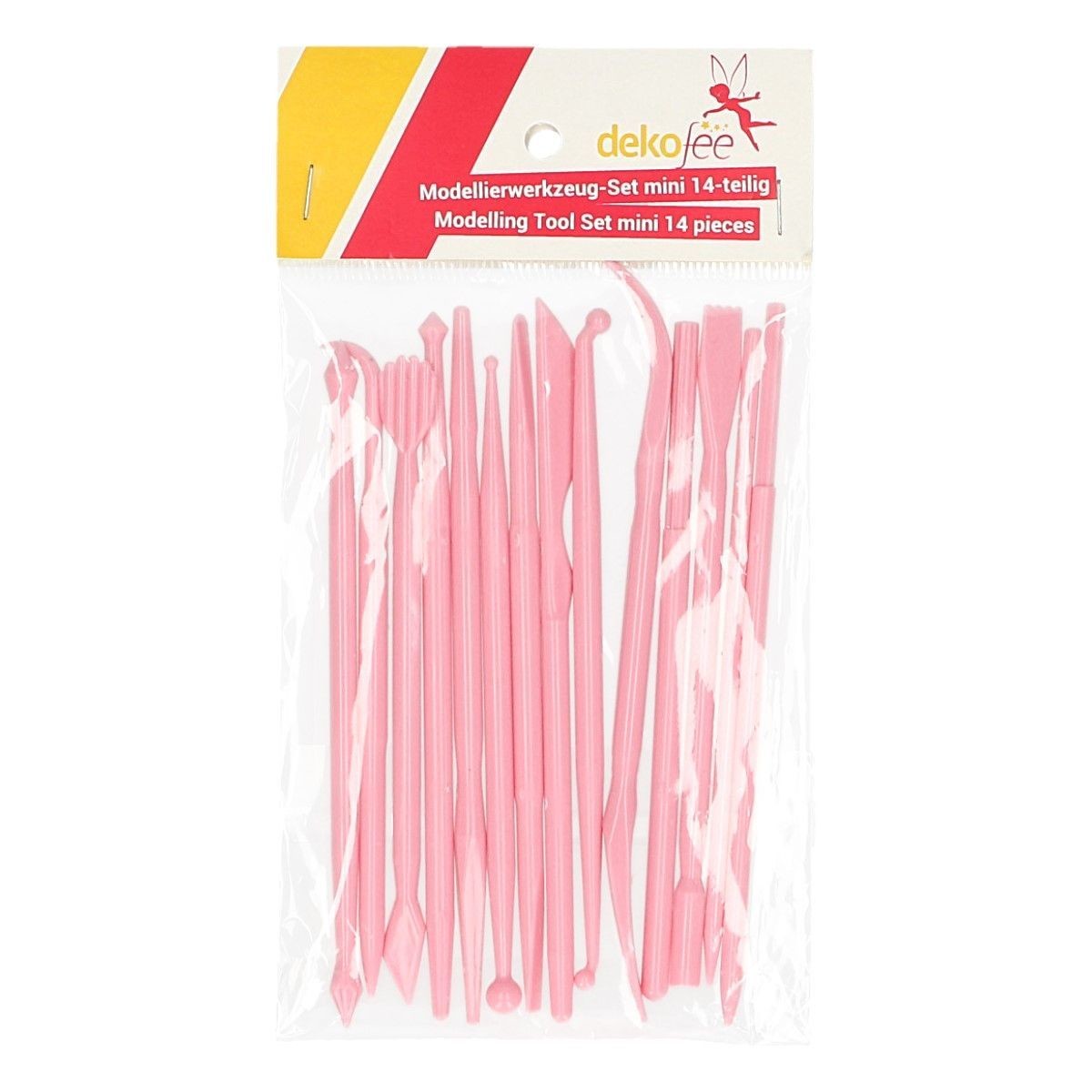 Dekofee Modelling Tool Set of 14 MINI plastic tools -Πλαστικά MINI Εργαλεία 14τεμ
