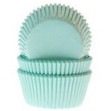 House of Marie Cupcake Cases MINT GREEN -Θήκες Ψησίματος για Καπκέικς-ΜΕΝΤΑ 50τεμ