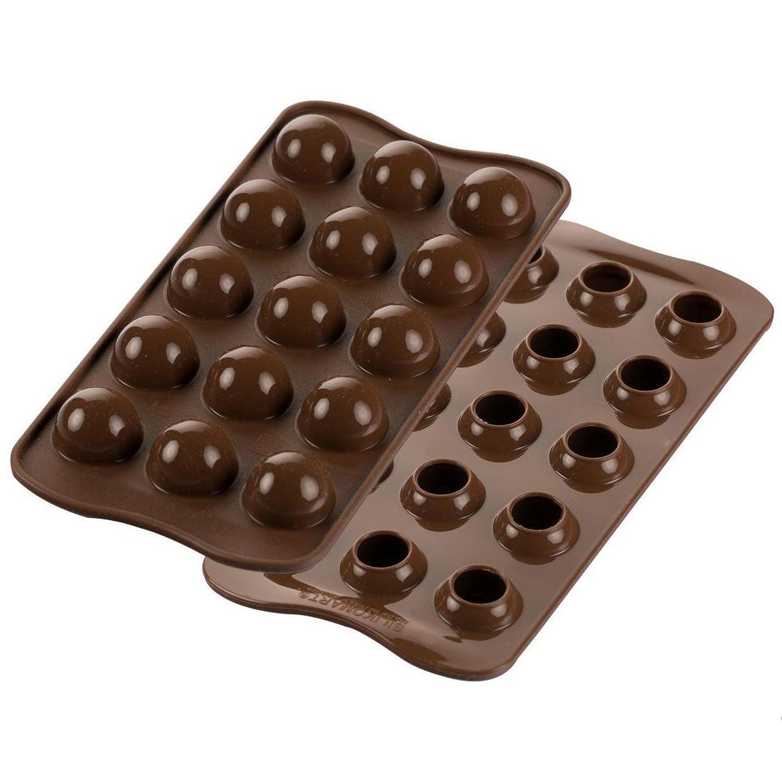 Silikomart Chocolate Mould Tartufino Sphere Truffle Mould - Καλούπι Σιλικόνης για σφαιρικά σοκολατάκια
